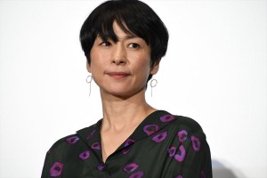 映画『凪待ち』完成披露試写会に登場した西田尚美