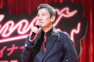 映画『Diner ダイナー』ジャパンプレミアに登場した奥田瑛二