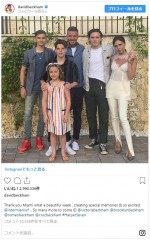 ベッカム一家がマイアミで休暇　※「デヴィッド・ベッカム」インスタグラム