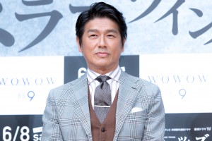 『WOWOW×東海テレビ共同製作連続ドラマ 連続ドラマ W ミラー・ツインズ Season2』 完成披露試写会に登場した高橋克典