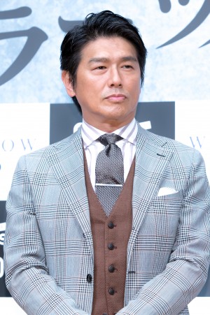 『WOWOW×東海テレビ共同製作連続ドラマ 連続ドラマ W ミラー・ツインズ Season2』 完成披露試写会に登場した高橋克典