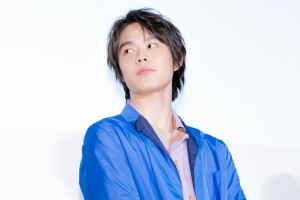映画『町田くんの世界』公開記念舞台挨拶に登壇した細田佳央太