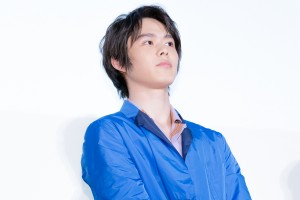 映画『町田くんの世界』公開記念舞台挨拶に登壇した細田佳央太