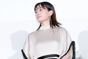 映画『町田くんの世界』公開記念舞台挨拶に登壇した前田敦子