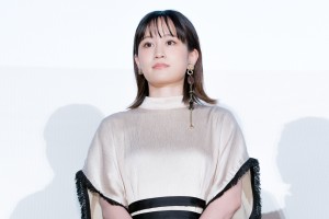 映画『町田くんの世界』公開記念舞台挨拶に登壇した前田敦子