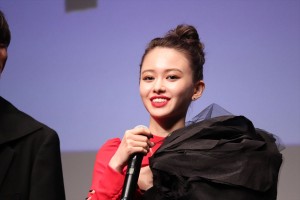 映画『東京喰種 トーキョーグール【S】』TOKYOプレミア舞台挨拶に登壇した山本舞香