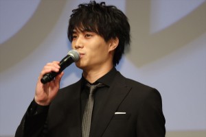 映画『東京喰種 トーキョーグール【S】』TOKYOプレミア舞台挨拶に登壇した鈴木伸之