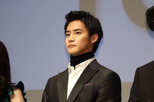 映画『東京喰種 トーキョーグール【S】』TOKYOプレミア舞台挨拶に登壇した白石隼也