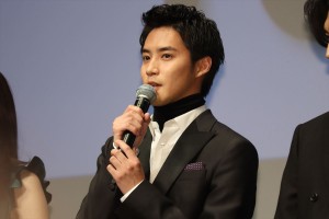 映画『東京喰種 トーキョーグール【S】』TOKYOプレミア舞台挨拶に登壇した白石隼也