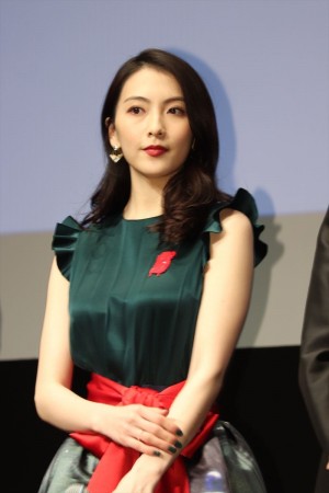 映画『東京喰種 トーキョーグール【S】』TOKYOプレミア舞台挨拶に登壇した知英