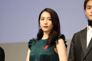 映画『東京喰種 トーキョーグール【S】』TOKYOプレミア舞台挨拶に登壇した知英