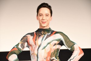 映画『氷上の王、ジョン・カリー』舞台挨拶付上映イベントに登場したジョニー・ウィアー