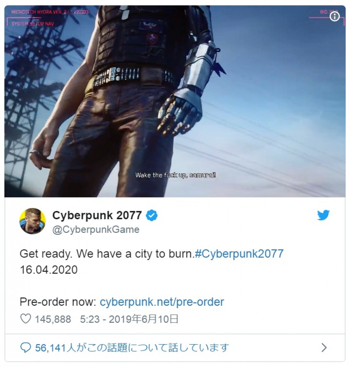 ノッてる男キアヌ・リーヴス、話題のゲーム『サイバーパンク2077』に本人顔で出演