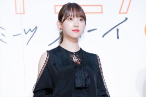 映画『ホットギミック ガールミーツボーイ』完成披露イベントに登場した堀未央奈