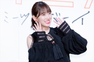 映画『ホットギミック ガールミーツボーイ』完成披露イベントに登場した堀未央奈