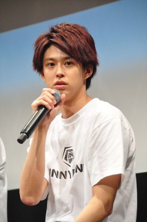 映画『午前0時、キスしに来てよ』Funny boneキャストお披露目イベントに登場した鈴木勝大