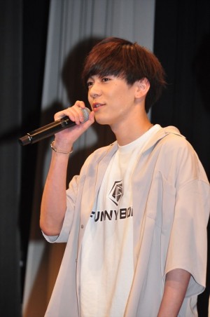 映画『午前0時、キスしに来てよ』Funny boneキャストお披露目イベントに登場した内藤秀一郎