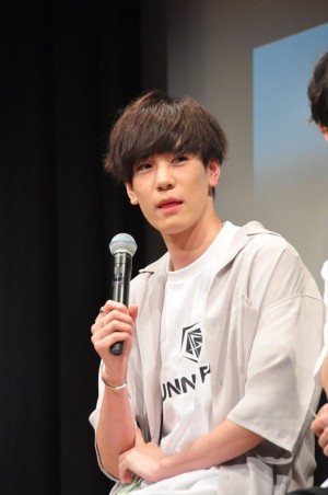 映画『午前0時、キスしに来てよ』Funny boneキャストお披露目イベントに登場した内藤秀一郎