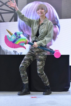 最上もが、東京おもちゃショー2019『フォートナイト フィギュア発売決定記念ステージ』に登場