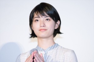 映画『潤一』公開記念舞台挨拶に登場した蒔田彩珠