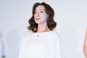 映画『潤一』公開記念舞台挨拶に登場した原田美枝子