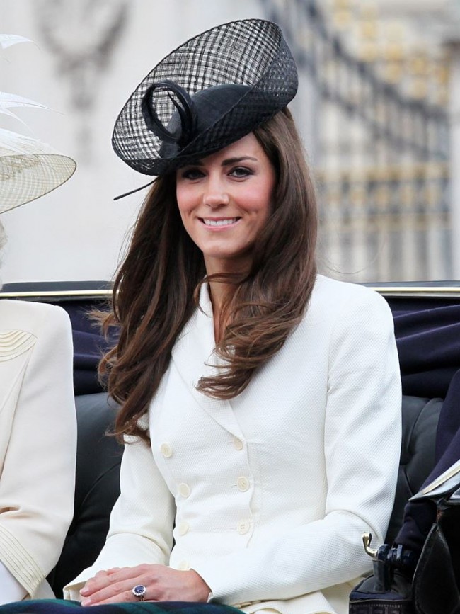 キャサリン妃　Trooping the Colour ceremony in London， Britain，2011 