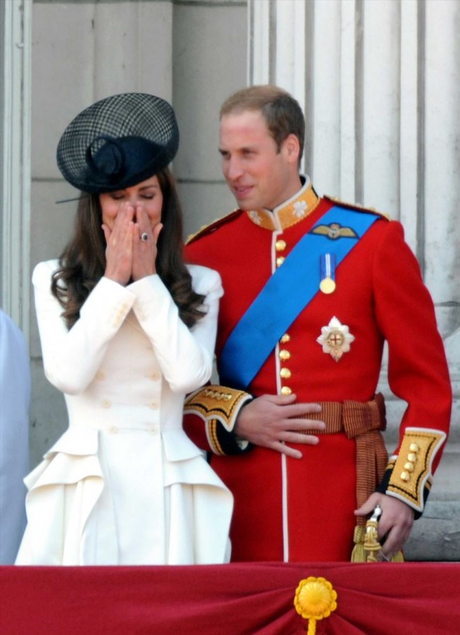 キャサリン妃　Trooping the Colour ceremony in London， Britain， 2011