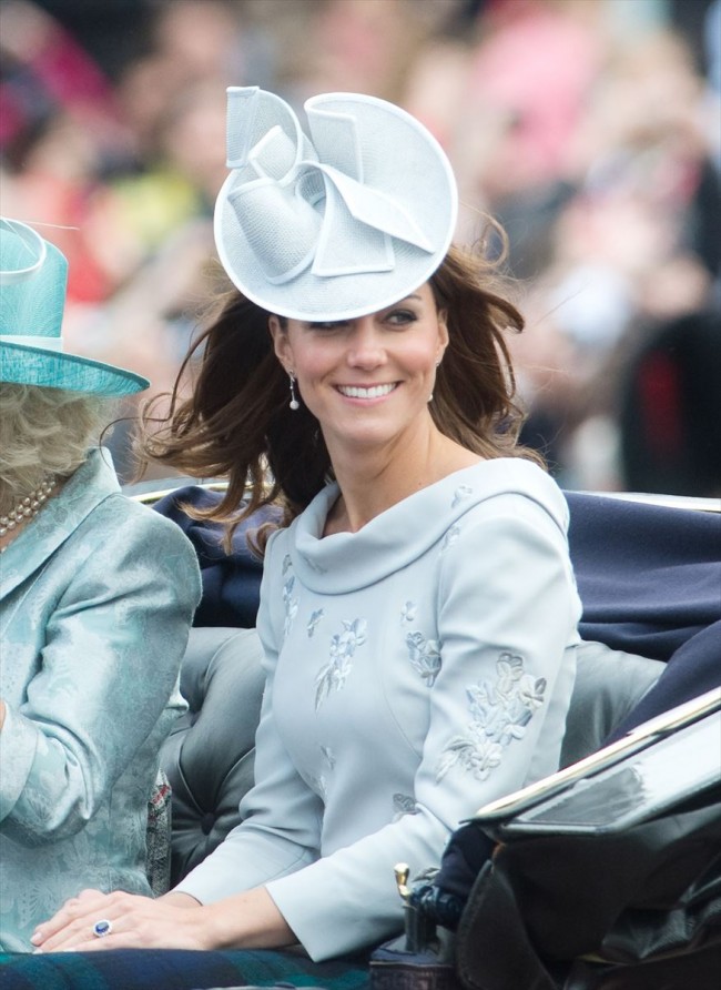 キャサリン妃　Trooping the Colour ceremony in London， Britain， 2012