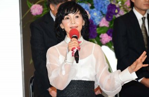 南果歩、大河ドラマ『麒麟がくる』出演者発表会見に登場