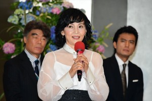 南果歩、大河ドラマ『麒麟がくる』出演者発表会見に登場