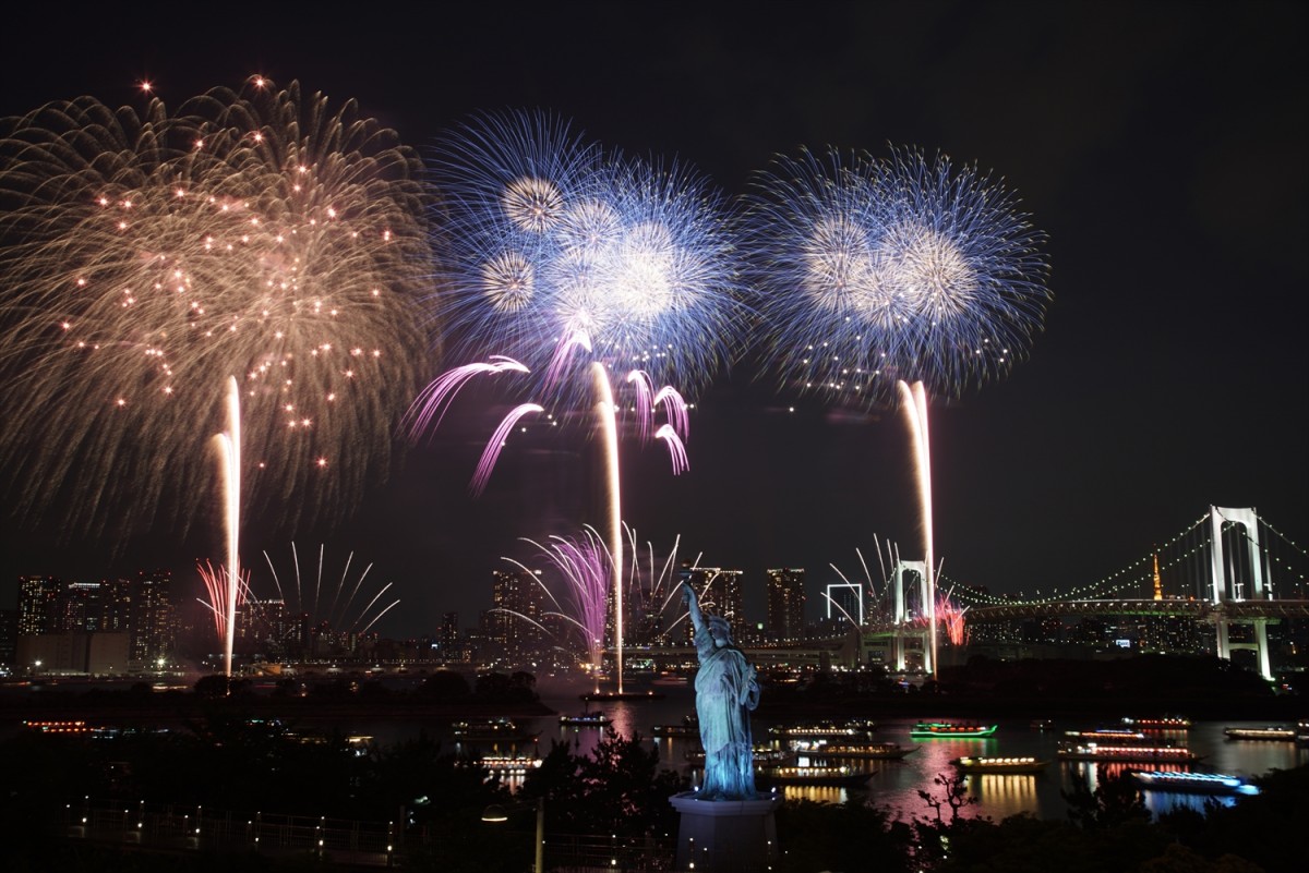 未来型花火エンターテインメント「STAR ISLAND」（写真はお台場で開催された「STAR ISLAND　2018」）