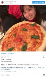 すっぴんの橋本環奈　※「橋本環奈」インスタグラム