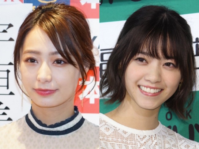 （左から）宇垣美里、西野七瀬