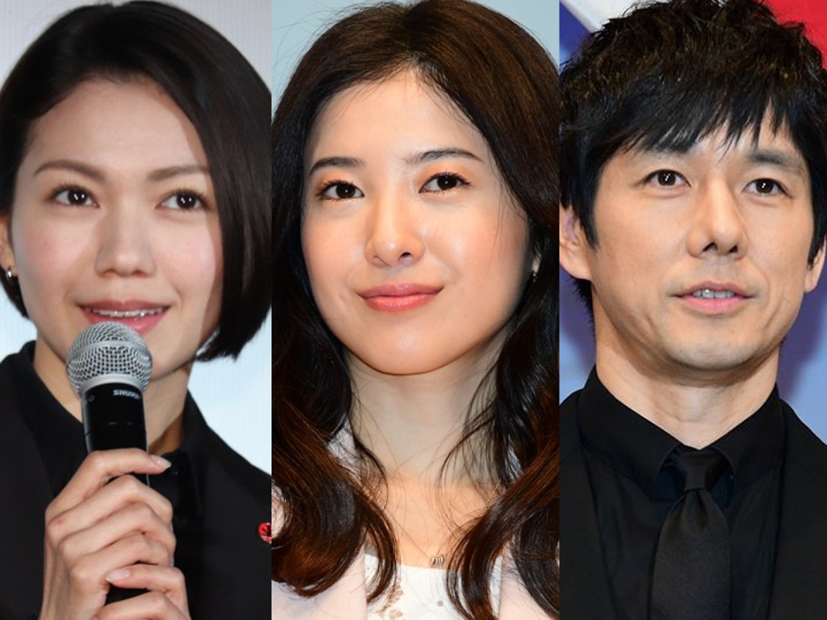 (左から)二階堂ふみ、吉高由里子、西島秀俊