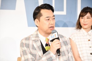 映画『ペット2』吹替版完成会見に登場した設楽統（バナナマン）