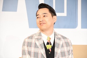 映画『ペット2』吹替版完成会見に登場した設楽統（バナナマン）