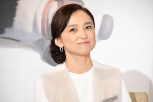 映画『ペット2』吹替版完成会見に登場した永作博美