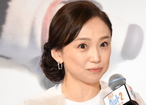 映画『ペット2』吹替版完成会見に登場した永作博美