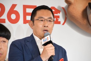 映画『ペット2』吹替版完成会見に登場した内藤剛志