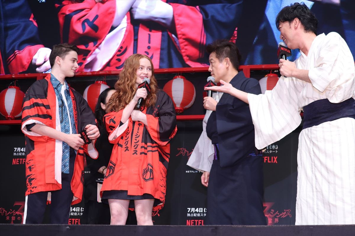 大島優子、憧れの『ストレンジャー・シングス』キャストと対面に喜び爆発