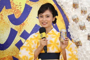 小島瑠璃子、『キリン のどごし＜生＞』夏の開幕式に登場