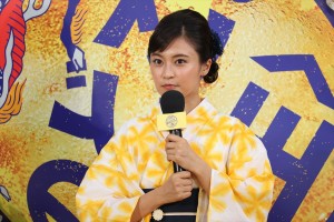 小島瑠璃子、『キリン のどごし＜生＞』夏の開幕式に登場