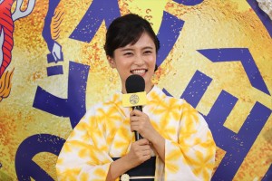 小島瑠璃子、『キリン のどごし＜生＞』夏の開幕式に登場