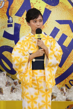 小島瑠璃子、『キリン のどごし＜生＞』夏の開幕式に登場