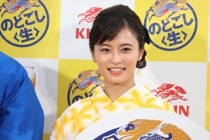 小島瑠璃子、『キリン のどごし＜生＞』夏の開幕式に登場