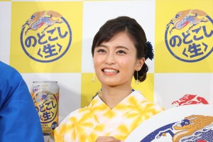 小島瑠璃子、『キリン のどごし＜生＞』夏の開幕式に登場