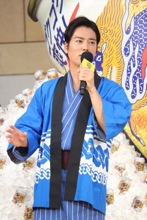 桐谷健太、『キリン のどごし＜生＞』夏の開幕式に登場