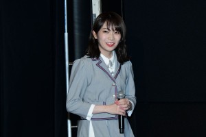 『いつのまにか、ここにいる Documentary of 乃木坂46』完成披露上映会に登場した秋元真夏