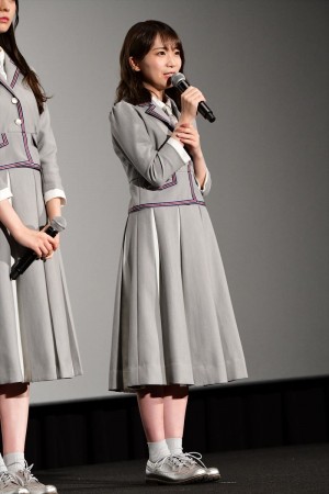 『いつのまにか、ここにいる Documentary of 乃木坂46』完成披露上映会に登場した秋元真夏