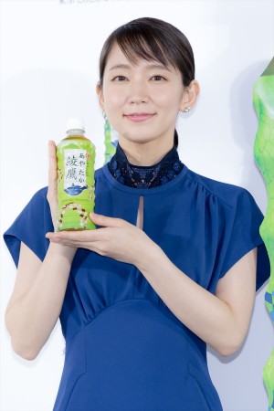 吉岡里帆、『綾鷹』東京2020戦略発表会に登場